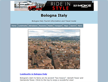 Tablet Screenshot of bolognaitaly.ca